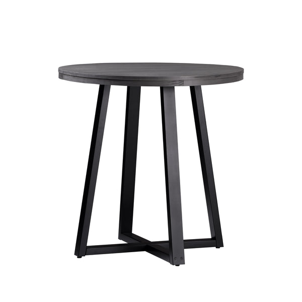 Walker Edison Durango Rustic/Farmhouse 36" Distressed Wood Round Counter Table DNGD8DGY