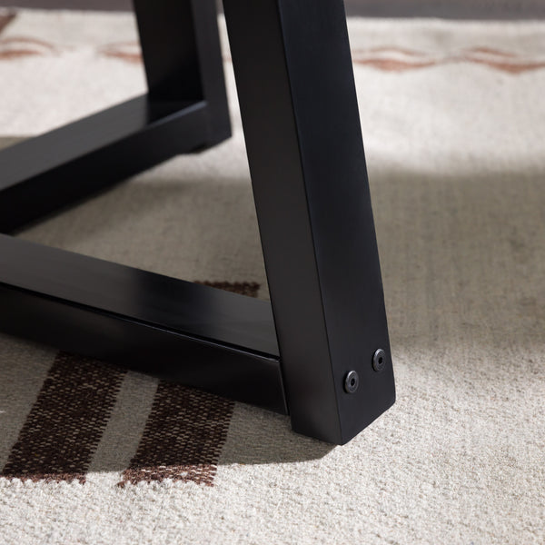 Walker Edison Durango Rustic/Farmhouse 36" Distressed Wood Round Counter Table DNGD8DGY