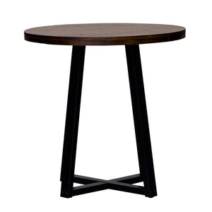 Walker Edison Durango Rustic/Farmhouse 36" Distressed Wood Round Counter Table DNGD8DMA