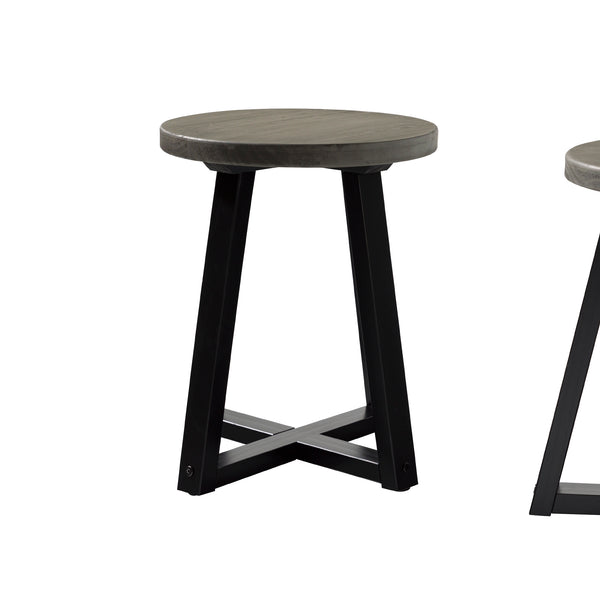 Walker Edison Durango Farmhouse/Rustic 18" Distressed Wood Kitchen Stool DNGD8EGY