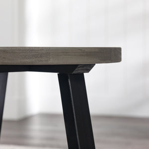 Walker Edison Durango Farmhouse/Rustic 18" Distressed Wood Kitchen Stool DNGD8EGY