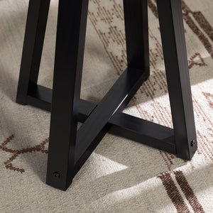 Walker Edison Durango Farmhouse/Rustic 18" Distressed Wood Kitchen Stool DNGD8EMA