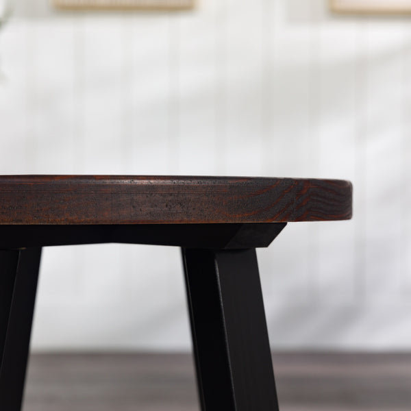 Walker Edison Durango Farmhouse/Rustic 18" Distressed Wood Kitchen Stool DNGD8EMA