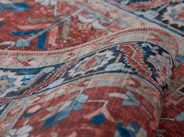 Momeni Novogratz Doheny DOH-1 Machine Made Transitional Oriental Indoor Area Rug Rust 9' x 12' DOHENDOH-1RST90C0