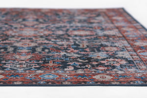 Momeni Novogratz Doheny DOH-4 Machine Made Transitional Oriental Indoor Area Rug Navy 9' x 12' DOHENDOH-4NVY90C0