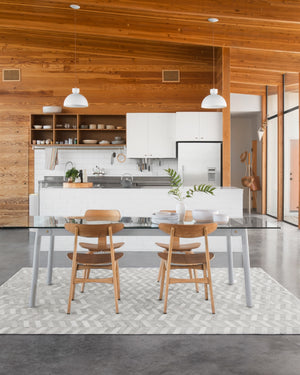 Loloi Dorado DB-01 60% Viscose, 40% Leather Hand Stitched Contemporary Rug DORADB-01GYIV93D0