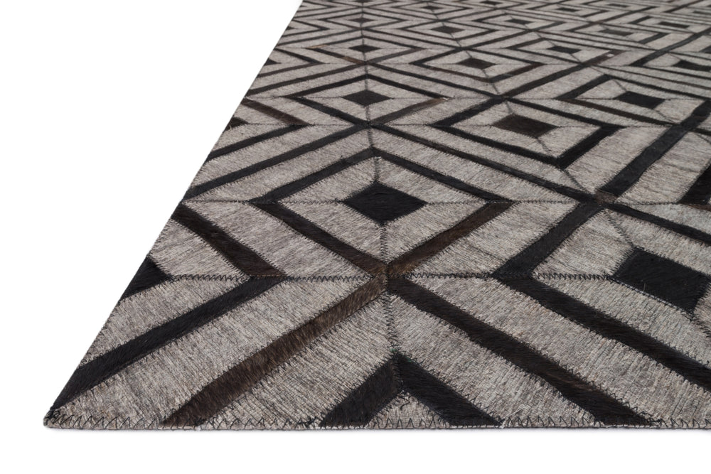 Loloi Dorado DB-02 60% Viscose, 40% Leather Hand Stitched Contemporary Rug DORADB-02BEEX93D0