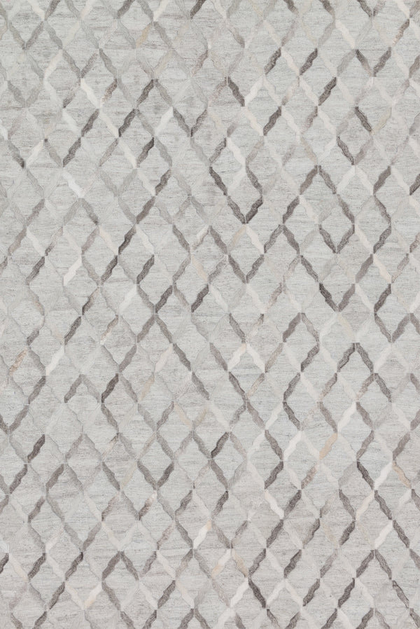 Loloi Dorado DB-04 60% Viscose, 40% Leather Hand Stitched Contemporary Rug DORADB-04GYGY93D0