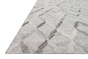 Loloi Dorado DB-04 60% Viscose, 40% Leather Hand Stitched Contemporary Rug DORADB-04GYGY93D0