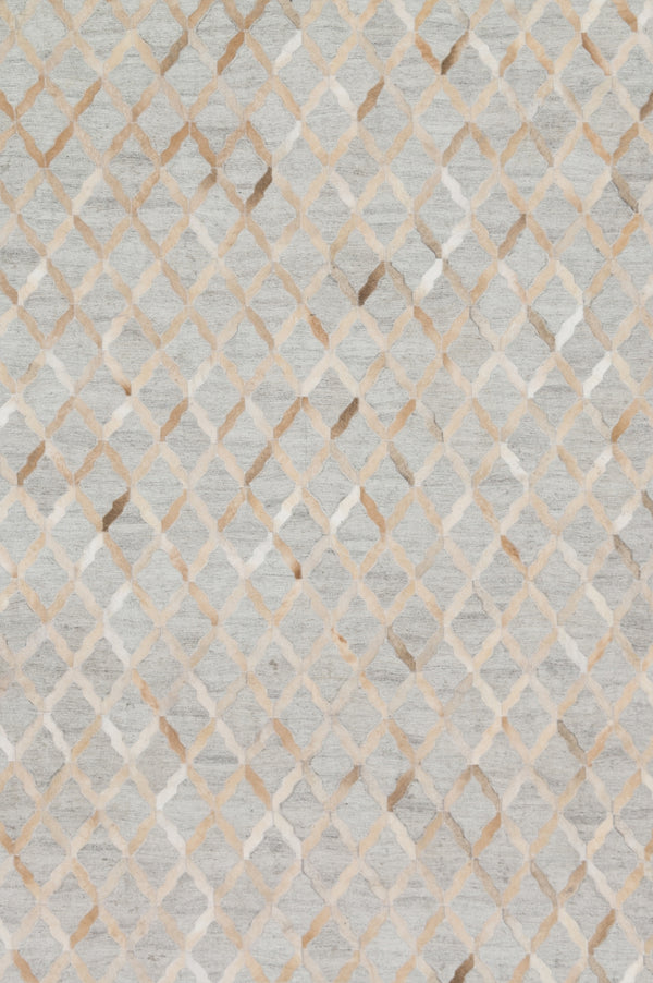 Loloi Dorado DB-04 60% Viscose, 40% Leather Hand Stitched Contemporary Rug DORADB-04GYSA93D0