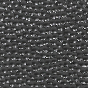 Dovetail Cordilia 60" Long Black Pine Dining Bench with Textured Sides and Belly DOV10380