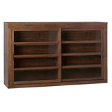 Noah Reclaimed Fir and Glass Front Sliding 2-Door Sideboard with Shelves
