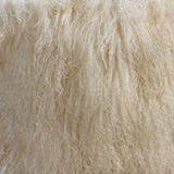 Dovetail Alden Mohair Square Pouf DOV11003