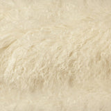 Dovetail Khiera Mohair Pillow White DOV11004