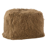 Alden Mohair Square Pouf