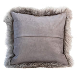 Dovetail Khiera Mohair Pillow Light Grey DOV11015