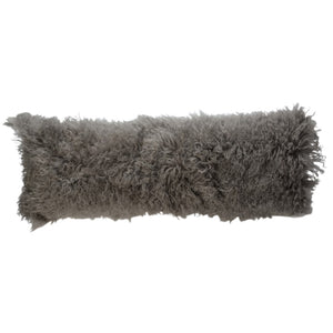 Dovetail Khiera Mohair Pillow Light Grey DOV11019