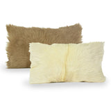 Dovetail Shams Fur Pillow Beige DOV11028