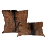 Dovetail Abbas Fur Pillow Brown 20X12 DOV11036