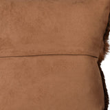 Dovetail Abbas Fur Pillow Brown 20X20 DOV11037