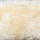 Dovetail Khiera Mohair Pillow White 20X12 DOV11038