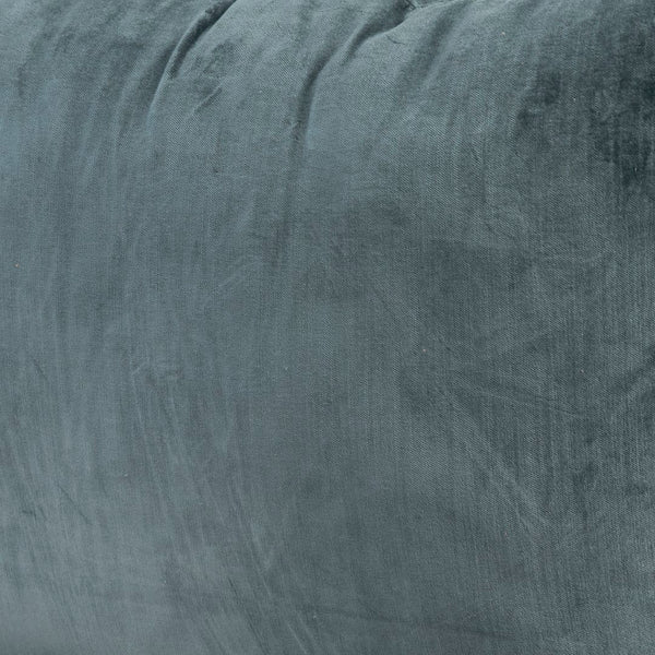 Dovetail Manlo Modern Black Iron and Cotton Blend Upholstered Arm Chair DOV12107