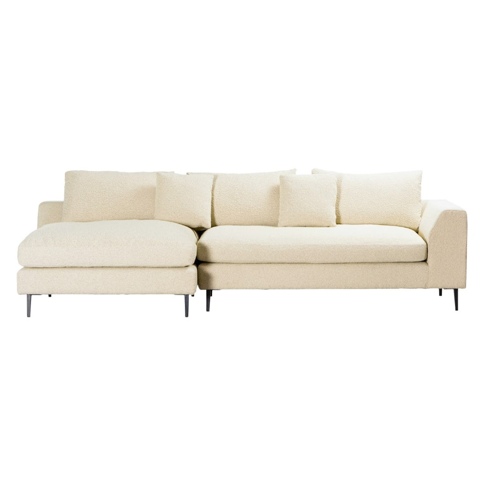 Dovetail Oslo 113" Modern Sofa Chaise DOV12147L-BEIG