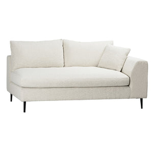 Dovetail Oslo 113" Modern Sofa Chaise DOV12147L-CRM