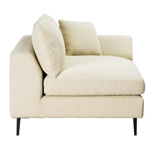 Dovetail Oslo 113" Modern Sofa Chaise DOV12147L-BEIG