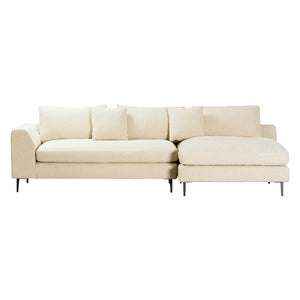 Dovetail Oslo 113" Modern Sofa Chaise DOV12147R-BEIG
