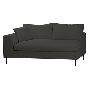 Dovetail Oslo 113" Modern Sofa Chaise DOV12147R-CHAR