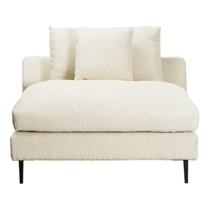 Dovetail Oslo 113" Modern Sofa Chaise DOV12147R-BEIG