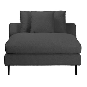 Dovetail Oslo 113" Modern Sofa Chaise DOV12147R-CHAR