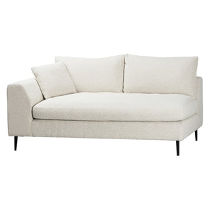 Dovetail Oslo 113" Modern Sofa Chaise DOV12147R-CRM