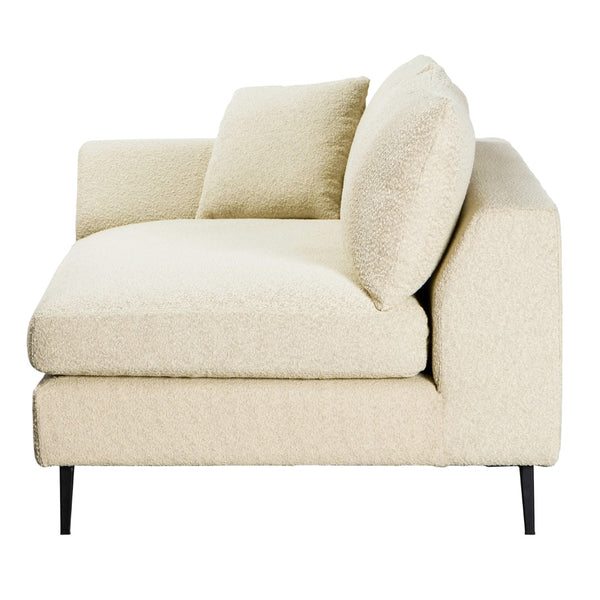 Dovetail Oslo 113" Modern Sofa Chaise DOV12147R-BEIG