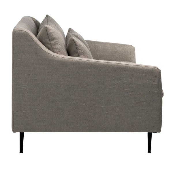 Dovetail Lincoln 84" Sofa Linen DOV12182-DKGY