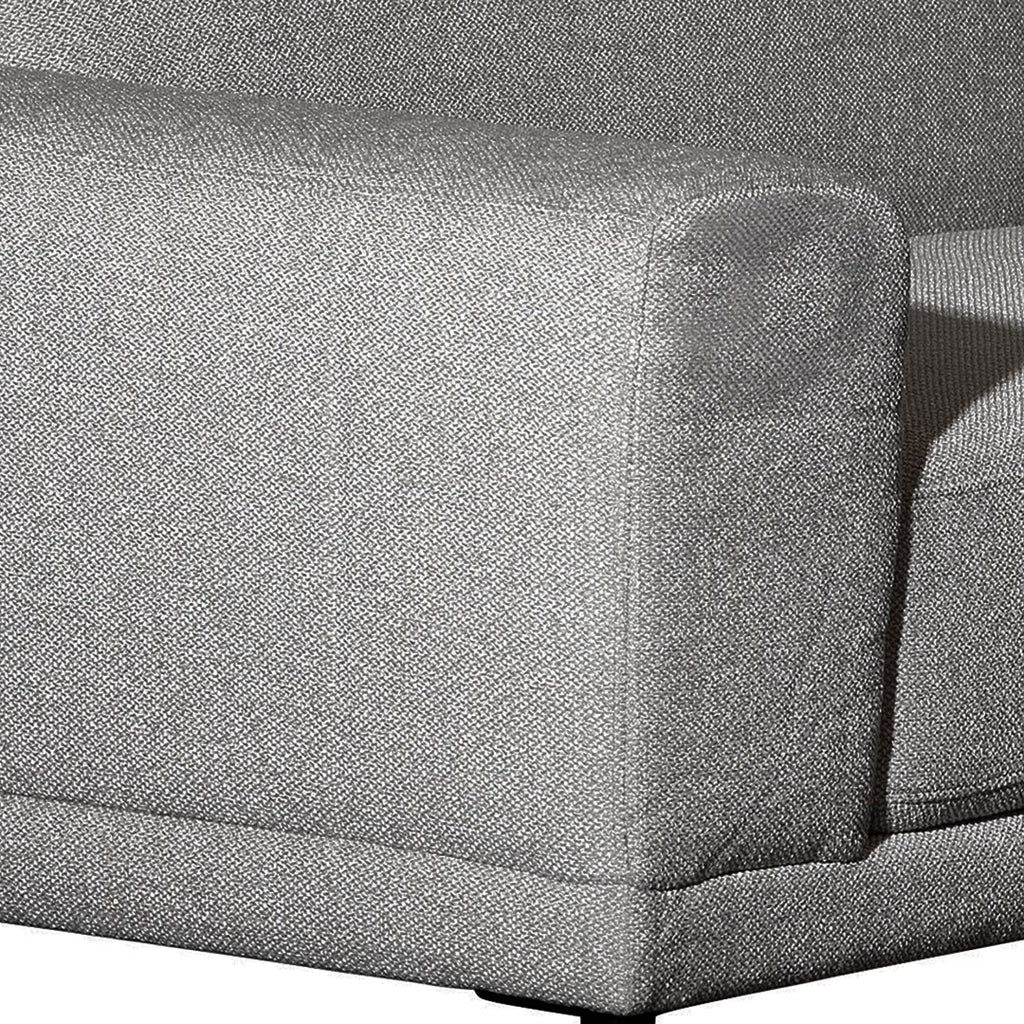 Dovetail Amara 94" Modern Sofa Two Tone Linen DOV12185-DKGY
