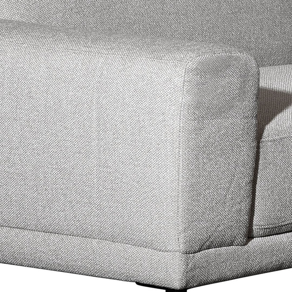 Dovetail Amara 94" Modern Sofa Two Tone Linen DOV12185-LTGY