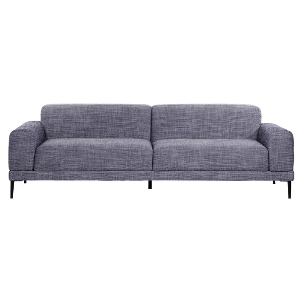 Dovetail Amara 94" Modern Sofa Two Tone Linen DOV12185-BL