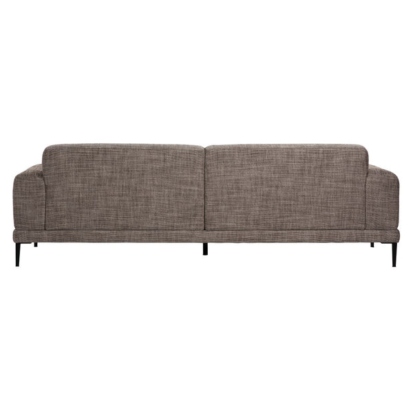 Dovetail Amara 94" Modern Sofa Two Tone Linen DOV12185-TAUP