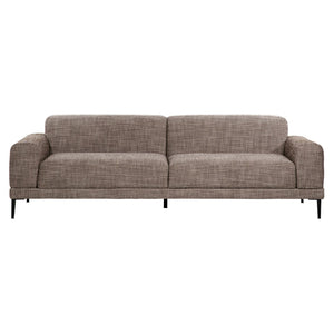Dovetail Amara 94" Modern Sofa Two Tone Linen DOV12185-TAUP