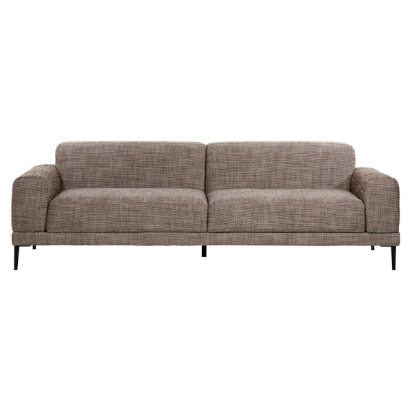 Dovetail Amara 94" Modern Sofa Two Tone Linen DOV12185-TAUP