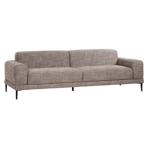 Dovetail Amara 94" Modern Sofa Two Tone Linen DOV12185-TAUP