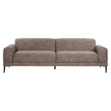 Dovetail Amara 94" Modern Sofa Two Tone Linen DOV12185-TAUP