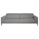 Dovetail Amara 94" Modern Sofa Two Tone Linen DOV12185-DKGY