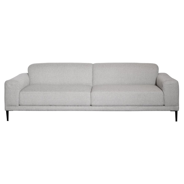 Dovetail Amara 94" Modern Sofa Two Tone Linen DOV12185-LTGY