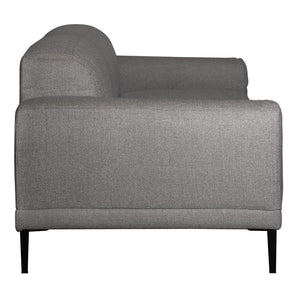 Dovetail Amara 94" Modern Sofa Two Tone Linen DOV12185-DKGY