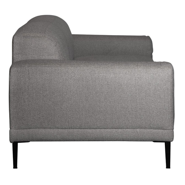 Dovetail Amara 94" Modern Sofa Two Tone Linen DOV12185-DKGY