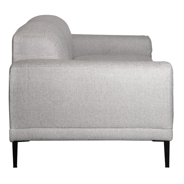 Dovetail Amara 94" Modern Sofa Two Tone Linen DOV12185-LTGY
