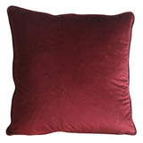 Dovetail Iris Velvet Pillow W/ Down Fill Perf Fabric DOV17123